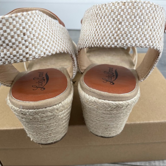 LUCKYBRAND LP-Kylo Wedge Espadrilles Sandals Size 10M - Picture 6 of 8